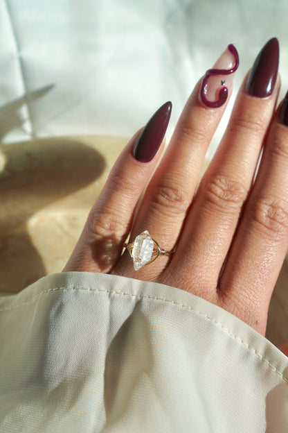 Herkimer Diamond Ring