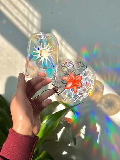 auras by Nelina arch sun catcher sticker